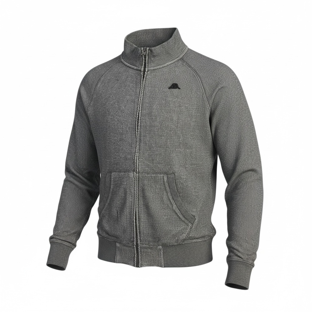 🖤 Kappa Robedi Textured Track Jacket –‎ Large – Minimalist Euro Sport